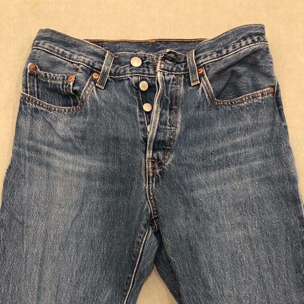 Levi’s 501 original cropped jeans